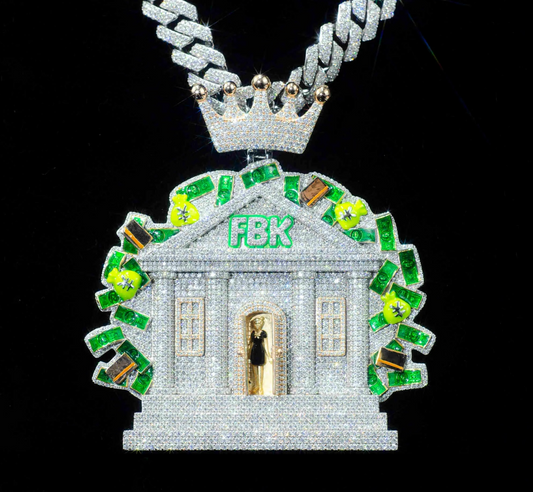 Custom Iced Out Bank Chain